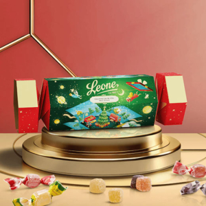 Cracker natale boule de neige gelatine assortite 150gr