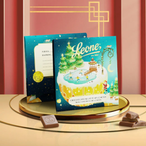 Tavoletta latte 40% con biglietto boule de neige 70 gr