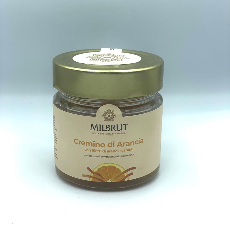 Cremino di Arancia con filetti di scorza d’arancia candita gr. 200