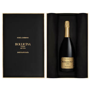 Bollicina Gold DOLCE & GABBANA E DONNAFUGATA Vino Spumante Rosè Sicilia DOC Nerello Mascalese  2019 750ML BRUT