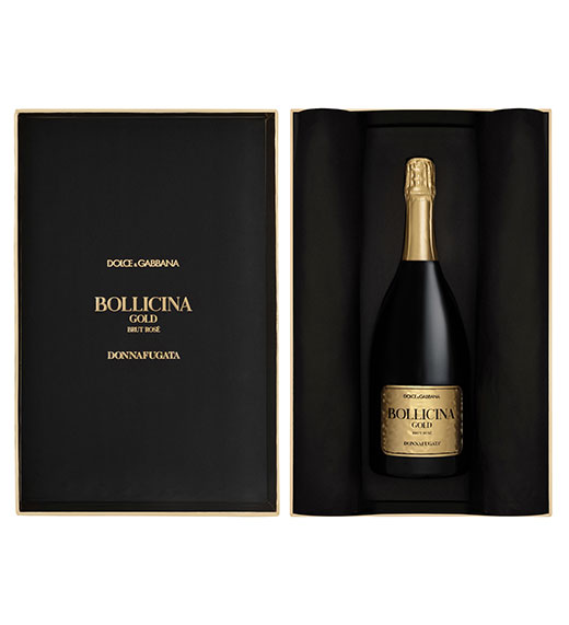 Bollicina Gold DOLCE & GABBANA E DONNAFUGATA Vino Spumante Rosè Sicilia DOC Nerello Mascalese 2019 750ML BRUT