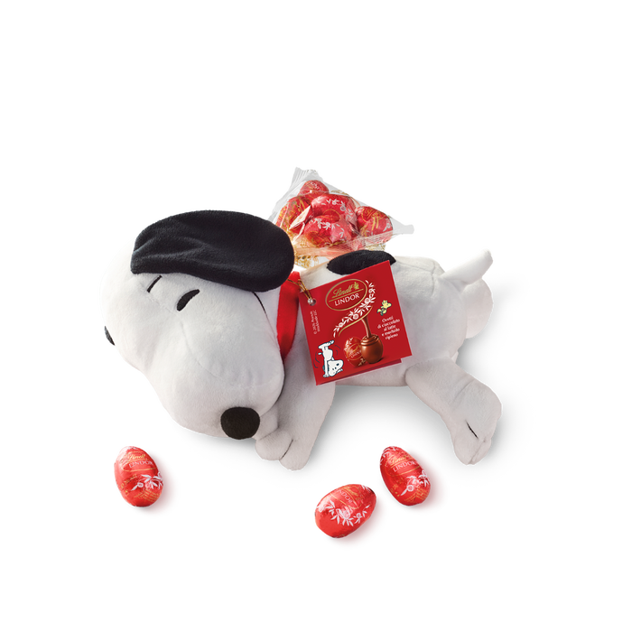 Peluche Snoopy Ovetti Lindor Formato 68gr