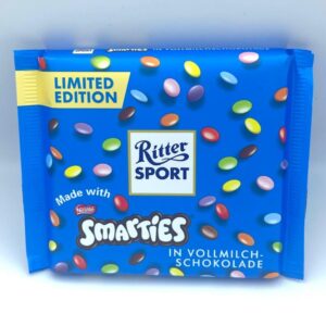 Tavoletta di cioccolato al latte con confetti colorati al cioccolato da 100g